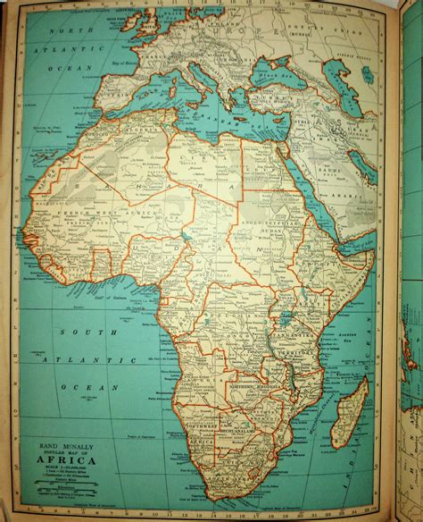 Rand McNally ILLUSTRATED ATLAS, Maps, Pictures, Descriptions Covering the World