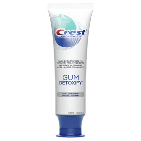 Crest Gum Detoxify Gentle Whitening Toothpaste, 110 mL