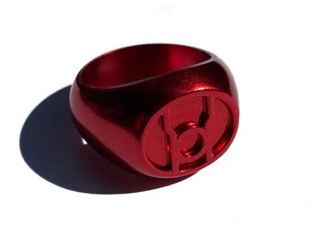 Anodized Red Lantern Ring | Etsy