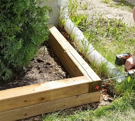 DIY Garden Bed Edging Just About Anyone Can Do | Wood garden edging, Garden edging ideas cheap ...