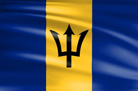 The flag of Barbados | Wagrati