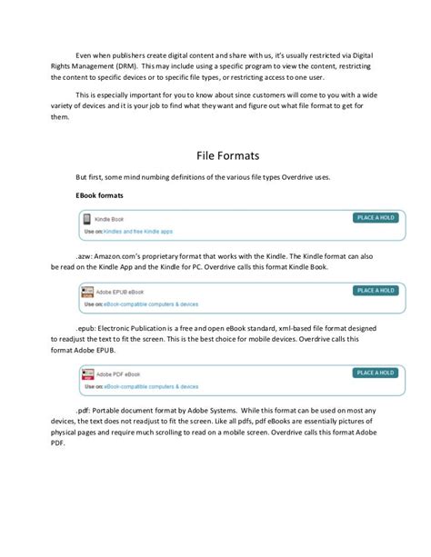 E book formats