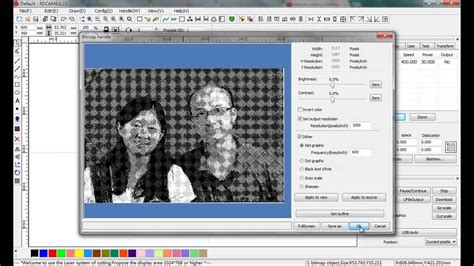 prepare photos for laser engraving with laserwork software, laser photo ...