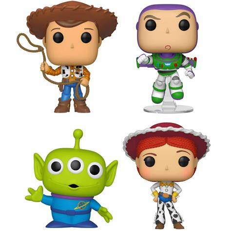 Funko POP! Disney Toy Story 4 Collectors Set 1 - Sheriff Woody, Buzz Lightyear, Alien, Jessie ...