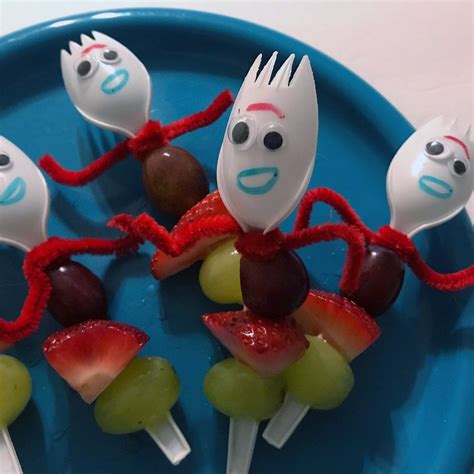 Forky Fruit Kebabs: A Healthy Toy Story 4 Inspired Snack | Chip and Company | Toy story party ...