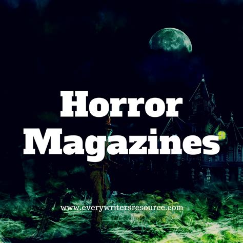 Horror Magazines - Literary Magazines