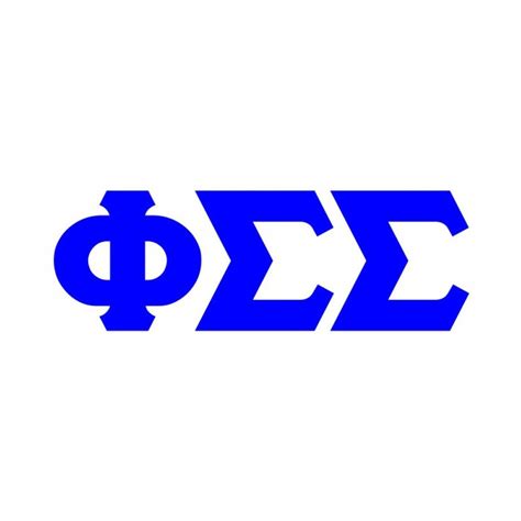 Phi Sigma Sigma Big Greek Letter Window Sticker Decal SALE $8.95 ...