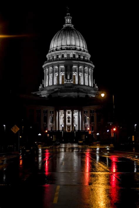 State Capitol, Madison, Wisconsin, Night Photography, Photograph ...