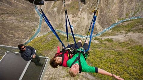 Long Swing New Zealand Nevis Bungy Swing Near Queenstown Hotels | Queenstown hotel, Queenstown ...