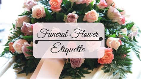 Funeral Flower Etiqutte