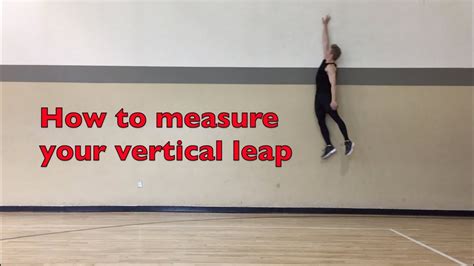 How to measure your vertical leap at home - YouTube