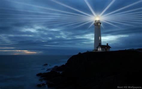 Christmas Decorated Lighthouse Wallpapers - Wallpaper Cave