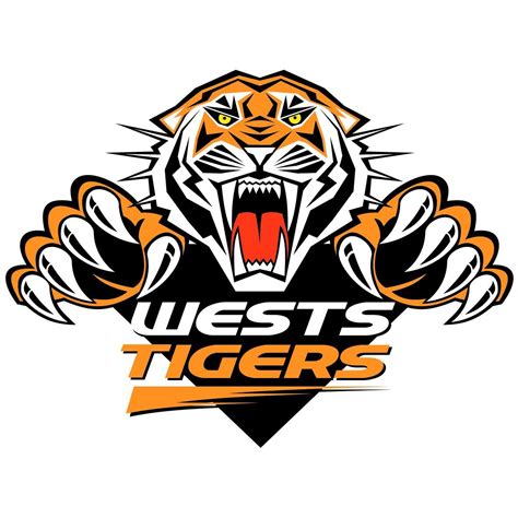 West tigers logo | Wests tigers, Tiger logo, National rugby league