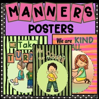 Good Manners And Right Conduct Posters