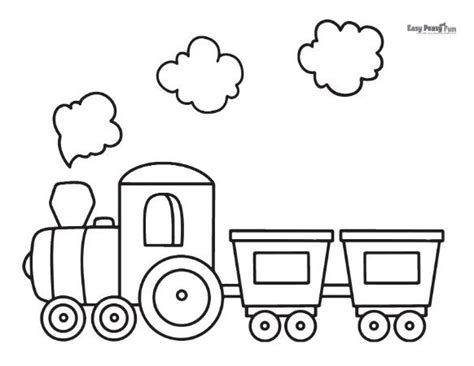 Trains Coloring Pages