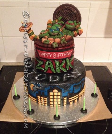 Amazing Teenage Mutant Ninja Turtles Birthday Cake