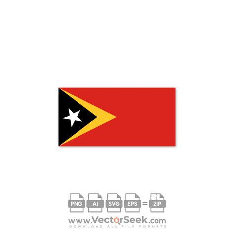 Timor Leste Flag Vector - (.Ai .PNG .SVG .EPS Free Download)