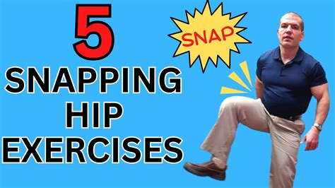 5 Snapping Hip Syndrome Exercises To Stop Popping And Clicking In Your Hip - YouTube