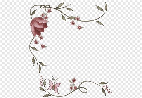 Rose Flower Hypanthium, rose, love, frame png | PNGEgg