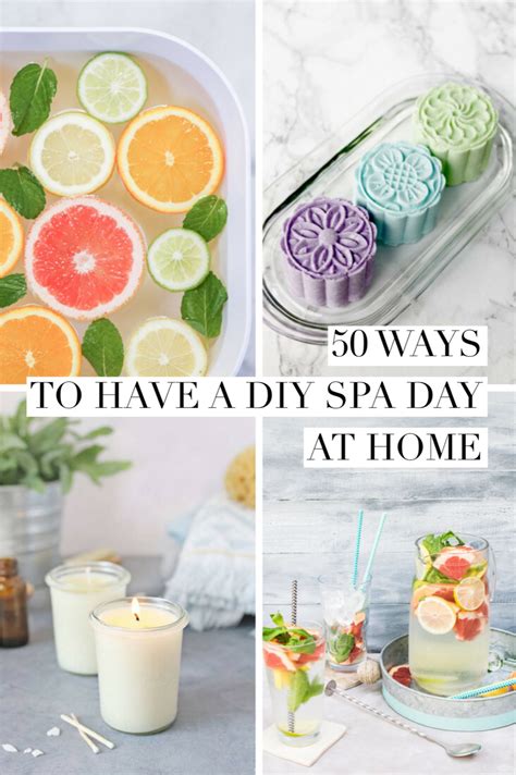 50 Ways to Have a DIY Spa Day at Home - A Thousand Lights