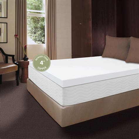 Visco® 4" Memory Foam Mattress Topper - 227171, Mattress Toppers at Sportsman's Guide