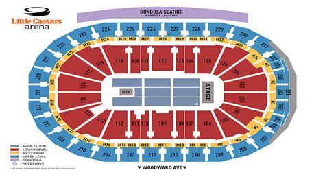 Detroit Pistons Seating Chart Little Caesars Arena - In Play! magazine