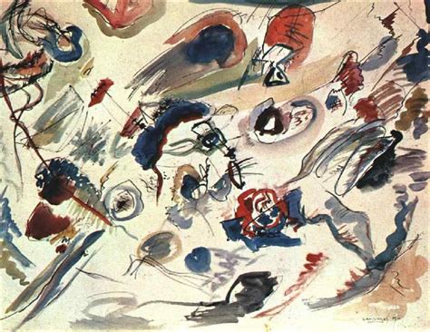 First abstract watercolor, 1910 - Wassily Kandinsky - WikiArt.org