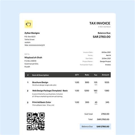 Free e-invoicing solution for small businesses in Saudi Arabia | Zoho Invoice