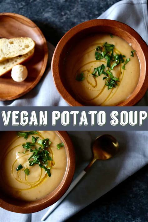 Vegan Creamy Potato Soup Recipe - Studio Delicious