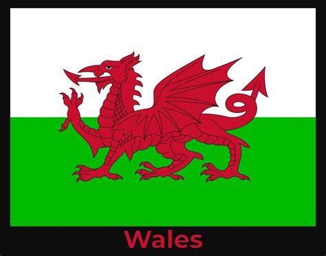 Wales National Flag vector illustration 13975395 Vector Art at Vecteezy