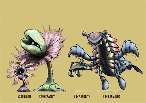 Generation III Fossil Pokemon by blacknirrow on DeviantArt