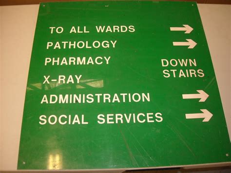 Hospital Wall Signs Interior