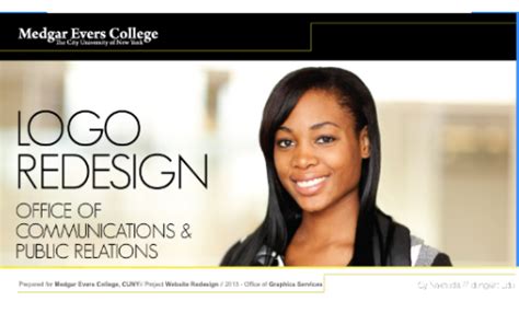 Medgar Evers College Logo Redesign Presentation by Cy Nakpodia