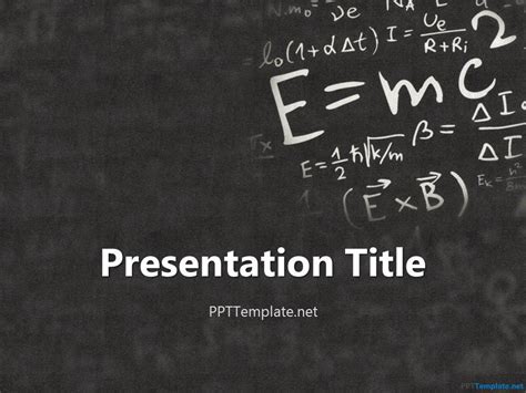 Einstein Physics PPT Template