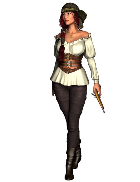 Download Pirate, Woman, Swashbuckler. Royalty-Free Stock Illustration Image - Pixabay