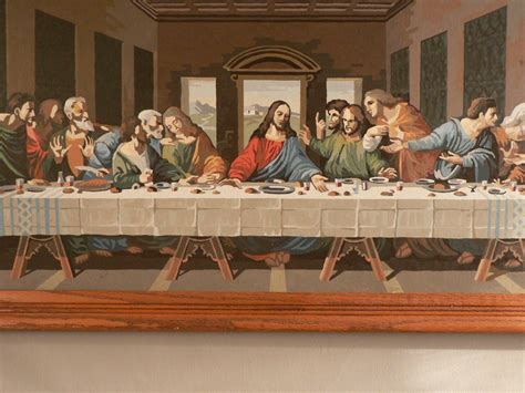 Large Last Supper Original Painting by LittleSistersSecret on Etsy