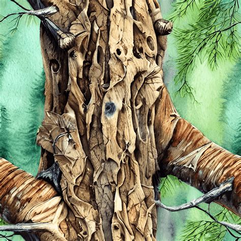 Woodland Watercolor Painting with HyperRealistic Intricate Detail ...