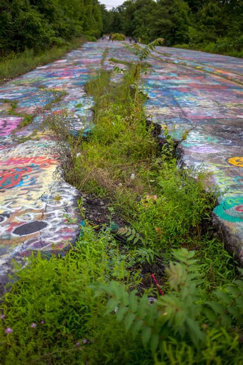 Centralia, Pennsylvania, home of the Graffiti Highway, sits on a mine fire | Roadtrippers