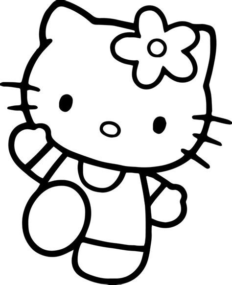 Hello Kitty Coloring Pages - Wecoloringpage.com | Hello kitty, Desenho ...