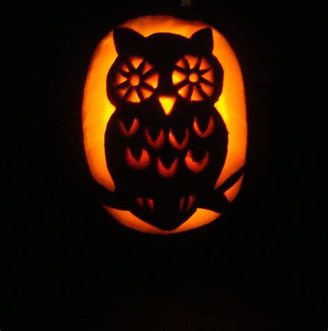 30+ Owl Pattern For Pumpkin Carving - DECOOMO