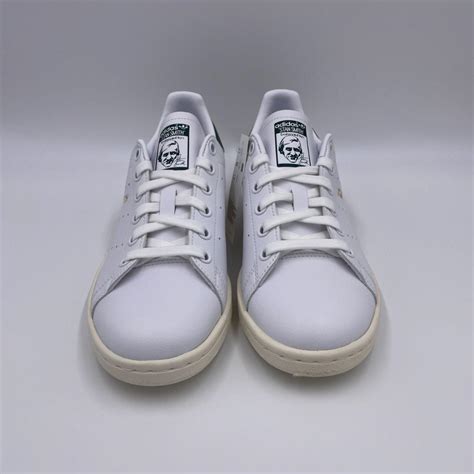 Adidas Stan Smith White / Green Womens Shoes Brand... - Depop