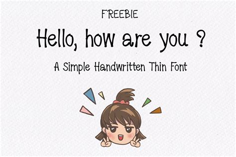 Hello, How Are You? Font by Tamawuku · Creative Fabrica