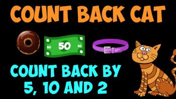 Count Back Cat: Skip Count Back by 2, 5, and 10 by Mr Rs Songs for Teachers