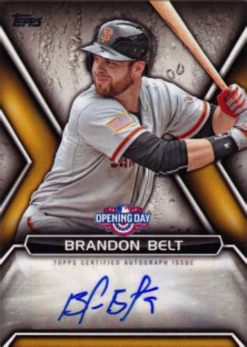 Brandon Belt Autographs and Memorabilia | Sports, Baseball