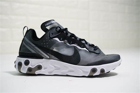 Nike React Element 87 Anthracite/Black-White AQ1090-001