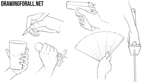 How To Draw Hands Holding Objects - Abilitystop