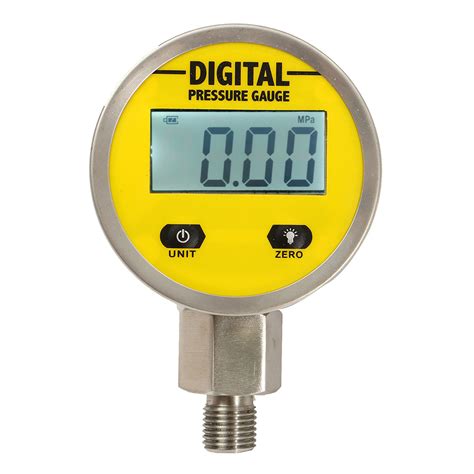 Digital Display Oil Pressure Hydraulic Gauge Pressure Test Meter 250BAR ...