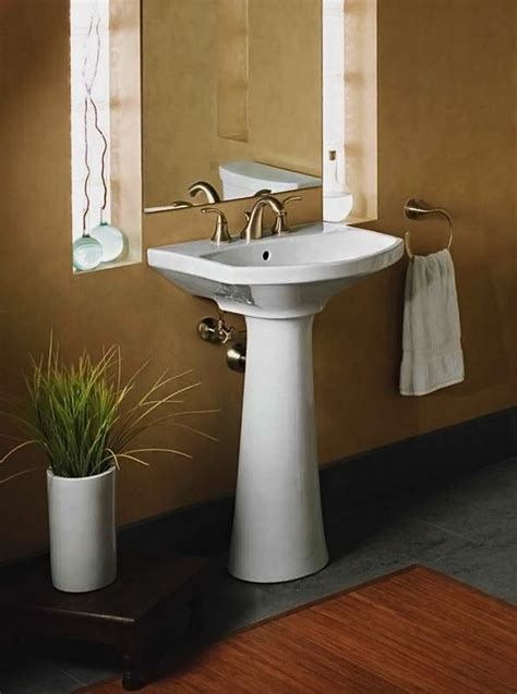 Bathroom Pedestal Sink Backsplash - Image to u