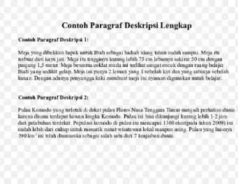 Contoh Artikel Deskriptif - 51+ Koleksi Gambar