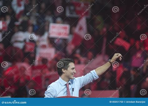 Justin Trudeau Election Rally Editorial Image - Image of contest, followers: 85051750